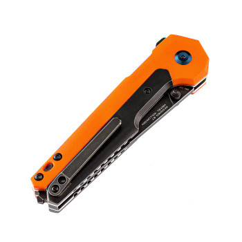 Kansept Folding knife Tac Button Lock Knife Orange G10 Titanium Handle CPM-S35VN Blade Design K2009A7 Kansept Folding knife Tac Button Lock Knife Orange G10 Titanium Handle CPM-S35VN Blade Design K2009A7