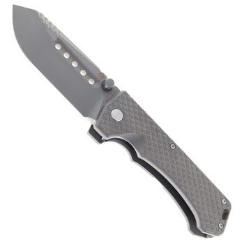 PMP Ultimate Alpha Beast Titanium Handle Beadblast CPM-D2 Steel PMP Ultimate Alpha Beast Titanium Handle Beadblast CPM-D2 Steel