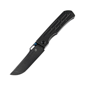 Kansept Reedus K1041A1 Black TiCn Coated and Stonewashed CPM-S35V Black TiCn Coated and Stonewashed Titanium Folding Knife Kansept Reedus K1041A1 Black TiCn Coated and Stonewashed CPM-S35V Black TiCn Coated and Stonewashed Titanium Folding Knife
