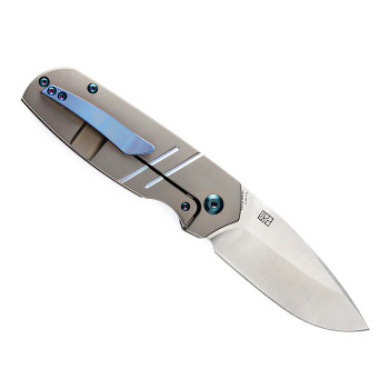 Kansept Turaco K2049A3 Satin CPM-S35VN Blade Bronze Anodized Titanium Handle Folding Knife