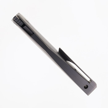 Steel Addiction Knives Large Krypton Kickstop Red Carbon Fiber Inlay Titanium Elmax Blade Folding Knife