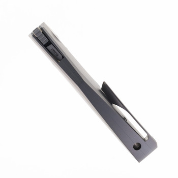 Steel Addiction Knives Small Krypton Kickstop Timascus Inlay Titanium Elmax Folding Knife