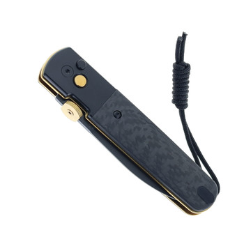 CjRB The Perfect Locust Folding Knife Black Titanium/Carbon Fiber Handle S90V Plain Edge J1951G-BCF-1 CjRB The Perfect Locust Folding Knife Black Titanium/Carbon Fiber Handle S90V Plain Edge J1951G-BCF-1