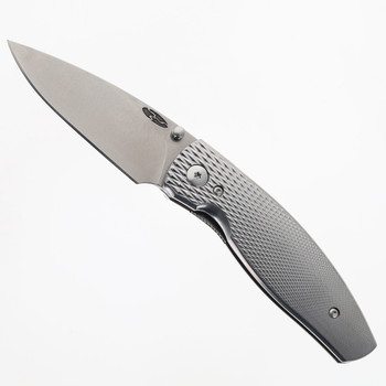 TRM Three Rivers Manufacturing Neutron 2 Folding Knife Lizard Skin Titanium Handle 20CV Blade TRM Three Rivers Manufacturing Neutron 2 Folding Knife Lizard Skin Titanium Handle 20CV Blade