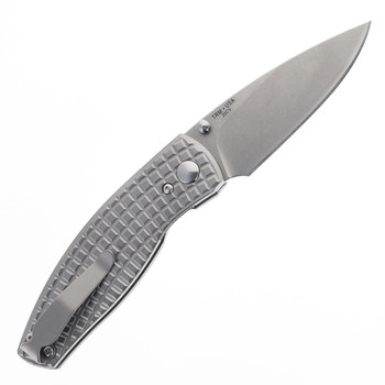TRM Three Rivers Manufacturing Neutron 2 Folding Knife Frag Titanium Handle 20CV Blade TRM Three Rivers Manufacturing Neutron 2 Folding Knife Frag Titanium Handle 20CV Blade