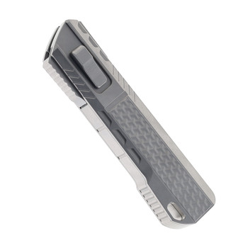 Remette Knives RT-Sharp Leopard Gravity Knife Titanium/Yellow Carbon Fiber Handle M390 Plain Edge ZL301A Remette Knives RT-Sharp Leopard Gravity Knife Titanium/Yellow Carbon Fiber Handle M390 Plain Edge ZL301A