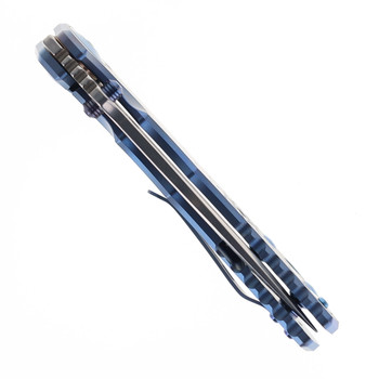 Spartan Blades Custom Harsey SF5 Folding Knife Dot Matrix Titanium Handle Magnacut Spear Point Plain Edge Spartan Blades Custom Harsey SF5 Folding Knife Dot Matrix Titanium Handle Magnacut Spear Point Plain Edge