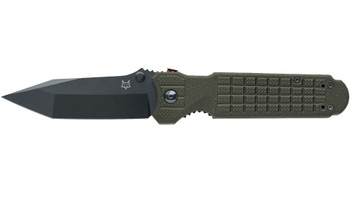 Fox Predator Evolution OD Green FRN Handle Black Niolox Blade Folding Knife FX-449 OD Fox Predator Evolution OD Green FRN Handle Black Niolox Blade Folding Knife FX-449 OD