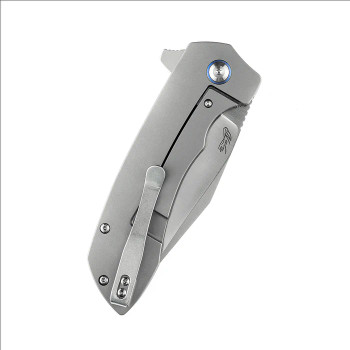 Kansept Entity K1036B1 Satin CPM-S35VN Blade Bead Blasted Titanium Handle Folding Knife Kansept Entity K1036B1 Satin CPM-S35VN Blade Bead Blasted Titanium Handle Folding Knife