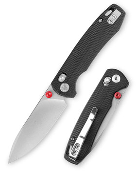 Trivisa Dragonfly-B Axis Lock EDC Folding Knife Black G10 Handle