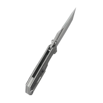 Kubey Hamster Folding Knife Grey Titanium Handle 14C28N Clip Point Plain Edge Satin Finsh KU402A Kubey Hamster Folding Knife Grey Titanium Handle 14C28N Clip Point Plain Edge Satin Finsh KU402A