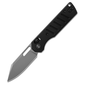 Miguron Gatov Folding Knife Black PVD Aluminum Handle D2 Plain Edge Sandblast Finish MGR822ABK Miguron Gatov Folding Knife Black PVD Aluminum Handle D2 Plain Edge Sandblast Finish MGR822ABK