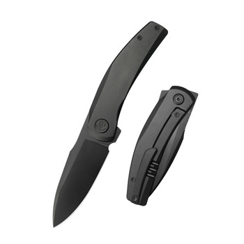 KB Taurus Folding Knife DLC Titanium Handle M390 Drop Point Plain Edge DLC Finish KB418C KB Taurus Folding Knife DLC Titanium Handle M390 Drop Point Plain Edge DLC Finish KB418C