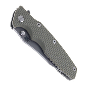Hinderer Eklipse Skinny Slicer 3.5" Folding Knife Working Finish Magnacut Blade Translucent Green G10 Handle Working Finish Titanium Hinderer Eklipse Skinny Slicer 3.5" Folding Knife Working Finish Magnacut Blade Translucent Green G10 Handle Working Finish Titanium