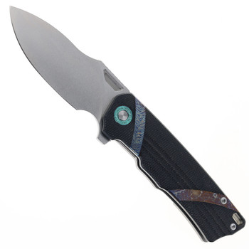 (Blade Play) Open Box / Return TwoSun Folding Knife Stonwash Titanium Handle 14C28N Plain Edge TS513-Stonewashed (Blade Play) Open Box / Return TwoSun Folding Knife Stonwash Titanium Handle 14C28N Plain Edge TS513-Stonewashed