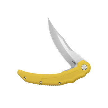 Kubey Wave Crest Folding Knife Yellow G10 Handle 14C28N Pikal Plain Edge Satin Finish KU346C Kubey Wave Crest Folding Knife Yellow G10 Handle 14C28N Pikal Plain Edge Satin Finish KU346C