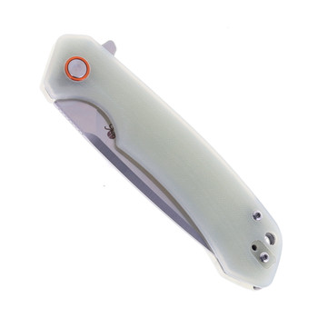 Klaken Knives Ridge Folding Knife Jade G10 Handle D2 Plain Edge Satin Finish J146-Ridge-Jade-Sat