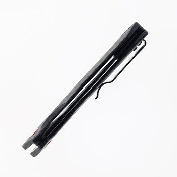 Klaken Knives Ridge Folding Knife Black Micarta Handle D2 Plain Black Blade J146-Ridge-Black-Blk