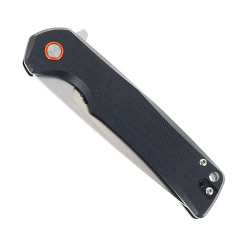 Klaken Knives Virex Folding Knife Black G10 Handle D2 Plain Edge Satin Finish J147-Virex-Black