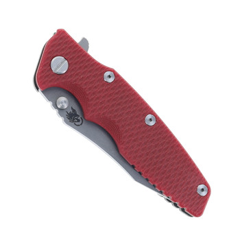 Hinderer Eklipse 3.5" Folding Knife Spearpoint S45VN Red G10 Battle Bronze Titanium Handle Hinderer Eklipse 3.5" Folding Knife Spearpoint S45VN Red G10 Battle Bronze Titanium Handle
