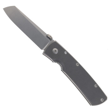 Tactile Knife Mariner 2 Folding Knife Gray Titanium Handle Magnacut Sheepsfoot Plain Edge Tactile Knife Mariner 2 Folding Knife Gray Titanium Handle Magnacut Sheepsfoot Plain Edge