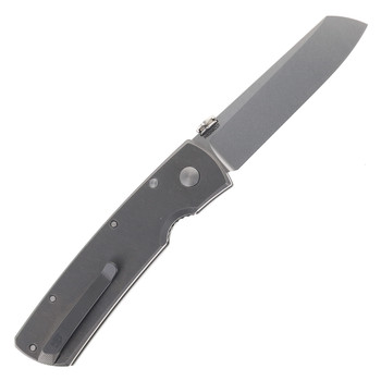 Tactile Knife Mariner 2 Folding Knife Gray Titanium Handle Magnacut Sheepsfoot Plain Edge Tactile Knife Mariner 2 Folding Knife Gray Titanium Handle Magnacut Sheepsfoot Plain Edge