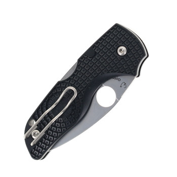 Spyderco Lil Native Lightweight Folding Knife Black FRN Handle BD1N Steel C230PBK