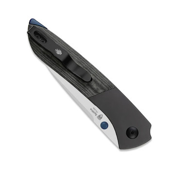 Kizer Spitfire Folding Knife Gray/Black Aluminum/Micarta Handle 14C28N Drop Point Plain Edge Satin Finish V3690A1 Kizer Spitfire Folding Knife Gray/Black Aluminum/Micarta Handle 14C28N Drop Point Plain Edge Satin Finish V3690A1