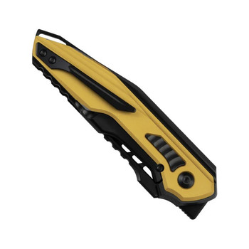 Kizer Zero Folding Knife Black/Yellow Titanium/Aluminum Handle S35VN Reverse Tanto Plain Black Blade Ki3664A1 Kizer Zero Folding Knife Black/Yellow Titanium/Aluminum Handle S35VN Reverse Tanto Plain Black Blade Ki3664A1