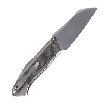 Bastard Knives Octavus Folding Knife Micarta and Titanium Handle Satin CPM 3V Sheepsfoot Blade Bastard Knives Octavus Folding Knife Micarta and Titanium Handle Satin CPM 3V Sheepsfoot Blade