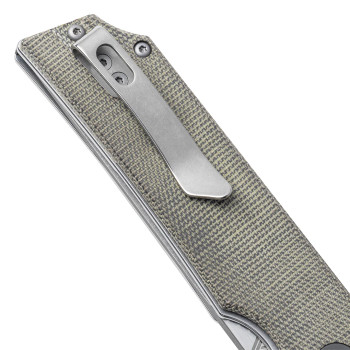 Eikonic Sig Sauer Tsuru Green Micarta Handle 154CM Satin Blade Folding Knife TS8SG Eikonic Sig Sauer Tsuru Green Micarta Handle 154CM Satin Blade Folding Knife TS8SG