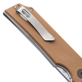 Eikonic Sig Sauer Tsuru Brown G10 Handle 154CM Satin Blade Folding Knife TS8SBRN Eikonic Sig Sauer Tsuru Brown G10 Handle 154CM Satin Blade Folding Knife TS8SBRN