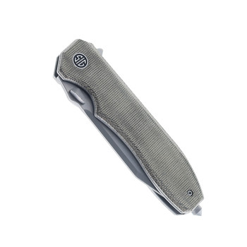 Eikonic Sig Sauer Validus Folding Knife Olive Green Micarta Handle Dark Acid Stonewash Tanto M390 Blade VA9GT Eikonic Sig Sauer Validus Folding Knife Olive Green Micarta Handle Dark Acid Stonewash Tanto M390 Blade VA9GT