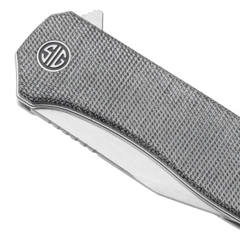 Eikonic Sig Sauer Xiphos Black Micarta Handle Satin Nitro-V Blade Folding Knife XI6SB Eikonic Sig Sauer Xiphos Black Micarta Handle Satin Nitro-V Blade Folding Knife XI6SB