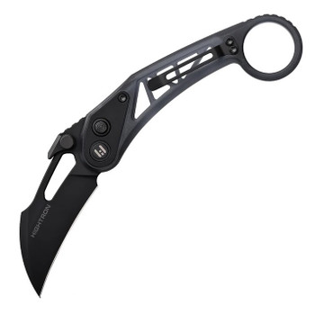 Hightron Knives Glaclaw Folding Knife Karambit Gray/Black Acrylic