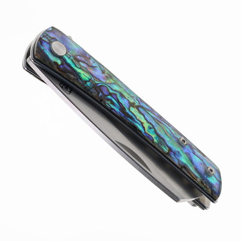 Do  Finch Knives Oxbow Folding Knife Color Abalone Handle N690