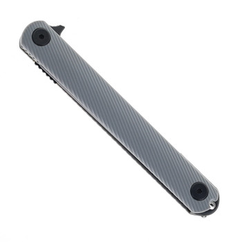 Spartan Blades NEMEC Liner Lock Folding Knife CPM S35VN Black PVD Blade Grey Glass-Filled Nylon Handle SFBL12GY