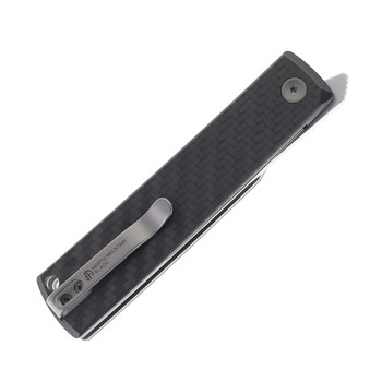 North Mountain Blade The Kaiken Folding Knife Carbon Fiber G10 Handle SLD-Magic Plain Edge 2502-CF