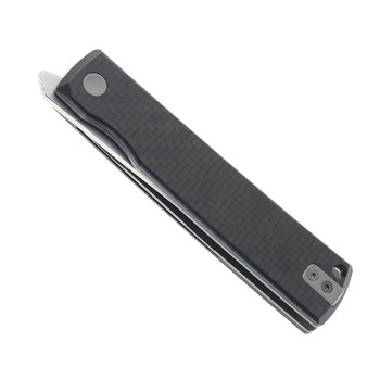 North Mountain Blade The Kaiken Folding Knife Carbon Fiber G10 Handle SLD-Magic Plain Edge 2502-CF