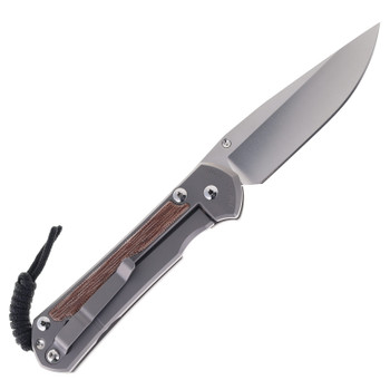 Chris Reeve Large Sebenza 31 Folding Knife Glass Blasted Titanium & Natural Canvas MagnaCut Drop Point L31-1660 Chris Reeve Large Sebenza 31 Folding Knife Glass Blasted Titanium & Natural Canvas MagnaCut Drop Point L31-1660