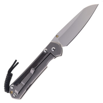 Chris Reeve Large Sebenza 31 Folding Knife Glass Blasted Titanium & Bog Oak MagnaCut Drop Point L31-1124 Chris Reeve Large Sebenza 31 Folding Knife Glass Blasted Titanium & Bog Oak MagnaCut Drop Point L31-1124