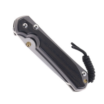 Chris Reeve Large Sebenza 31 Folding Knife Glass Blasted Titanium & Bog Oak MagnaCut Drop Point L31-1124 Chris Reeve Large Sebenza 31 Folding Knife Glass Blasted Titanium & Bog Oak MagnaCut Drop Point L31-1124