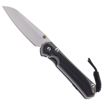 Chris Reeve Large Sebenza 31 Folding Knife Glass Blasted Titanium & Bog Oak MagnaCut Drop Point L31-1124 Chris Reeve Large Sebenza 31 Folding Knife Glass Blasted Titanium & Bog Oak MagnaCut Drop Point L31-1124