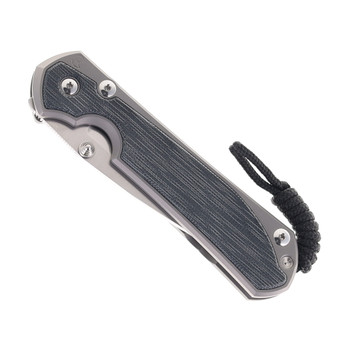 Chris Reeve Large Sebenza 31 Folding Knife Glass Blasted Titanium & Black Canvas MagnaCut Drop Point L31-1652 Chris Reeve Large Sebenza 31 Folding Knife Glass Blasted Titanium & Black Canvas MagnaCut Drop Point L31-1652
