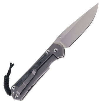 Chris Reeve Large Sebenza 31 Folding Knife Glass Blasted Titanium & Black Canvas MagnaCut Drop Point L31-1652 Chris Reeve Large Sebenza 31 Folding Knife Glass Blasted Titanium & Black Canvas MagnaCut Drop Point L31-1652