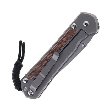 Chris Reeve Large Sebenza 31 Folding Knife Glass Blasted Titanium & Natural Canvas MagnaCut Tanto L31-1234 Chris Reeve Large Sebenza 31 Folding Knife Glass Blasted Titanium & Natural Canvas MagnaCut Tanto L31-1234