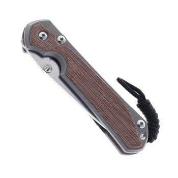 Chris Reeve Large Sebenza 31 Folding Knife Glass Blasted Titanium & Natural Canvas MagnaCut Tanto L31-1234 Chris Reeve Large Sebenza 31 Folding Knife Glass Blasted Titanium & Natural Canvas MagnaCut Tanto L31-1234