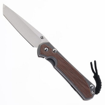 Chris Reeve Large Sebenza 31 Folding Knife Glass Blasted Titanium & Natural Canvas MagnaCut Tanto L31-1234 Chris Reeve Large Sebenza 31 Folding Knife Glass Blasted Titanium & Natural Canvas MagnaCut Tanto L31-1234