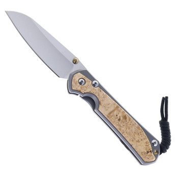 Chris Reeve Large Sebenza 31 Folding Knife Glass Blasted Titanium & Box Elder MagnaCut Insingo L31-1126 Chris Reeve Large Sebenza 31 Folding Knife Glass Blasted Titanium & Box Elder MagnaCut Insingo L31-1126