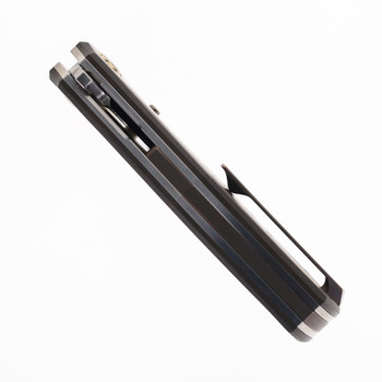 North Mountain Blades Jellyfish 4th Generation Folding Knife Copper Carbon Fiber Handle M390 Compound Grind Plain Edge NMB-JLLY-COMGIND-CPPR-CF